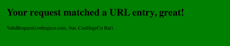 Correct links are Green